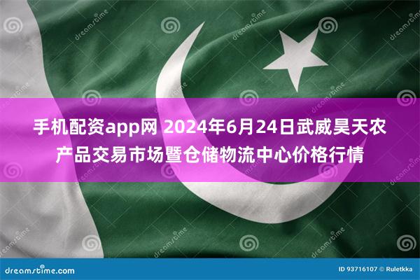 手机配资app网 2024年6月24日武威昊天农产品交易市场暨仓储物流中心价格行情