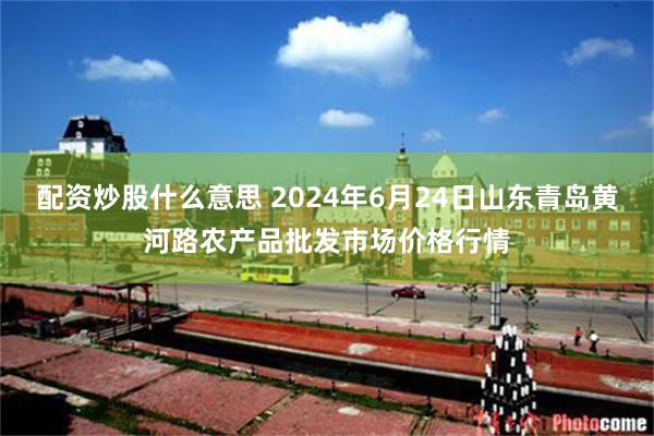 配资炒股什么意思 2024年6月24日山东青岛黄河路农产品批发市场价格行情