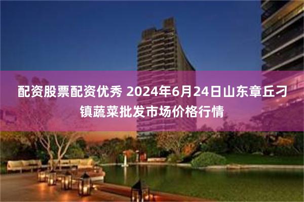 配资股票配资优秀 2024年6月24日山东章丘刁镇蔬菜批发市场价格行情